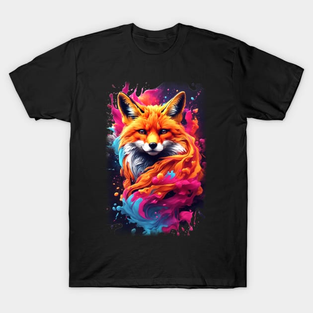 Fox Nebula T-Shirt by KawaiiDread